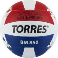 Волейбольный мяч Torres BM850 р.5 V32025 белый-синий-красный