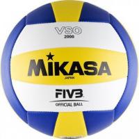 Волейбольный мяч MIKASA VSO2000 белый-желтый-синий