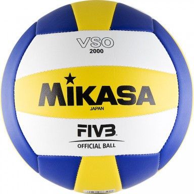 Волейбольный мяч MIKASA VSO2000 белый-желтый-синий