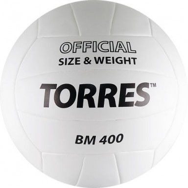 Мяч для волейбола Torres BM400 р.5 белый-черный