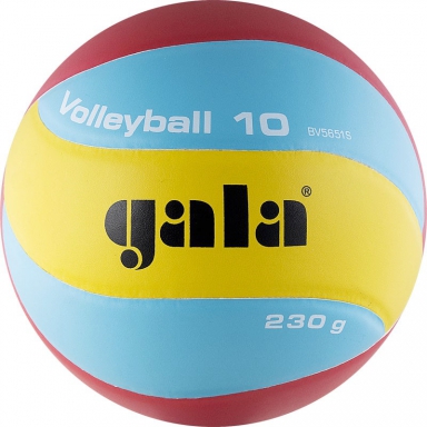 Волейбольный мяч GALA 230 Light 10 BV5651S р. 5 голубой-красный-желтый