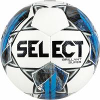 Футбольный мяч "SELECT BRILLANT SUPER FIFA" белый-синий-серый