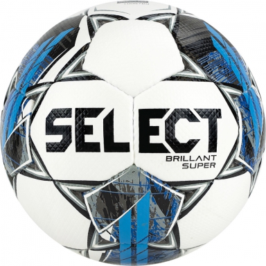 Футбольный мяч "SELECT BRILLANT SUPER FIFA" белый-синий-серый