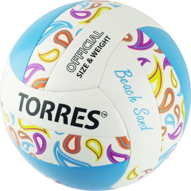 Мяч волейбольный пляжный "Torres Beach Sand Blue" АРТ.V32095b