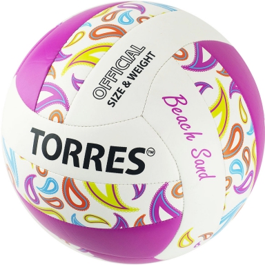 Мяч волейбольный пляжный "Torres Beach Sand Pink" АРТ.V32085b