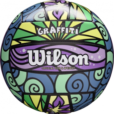 Волейбольный мяч WILSON GRAFFITI WTH4637XB р.5 мультиколор