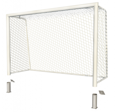 Ворота для мини футбола 3х2 SPORTWERK SPW-AG-300-2P